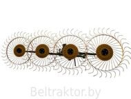 Грабли-сеноворошилки Biarzdki 4 колеса